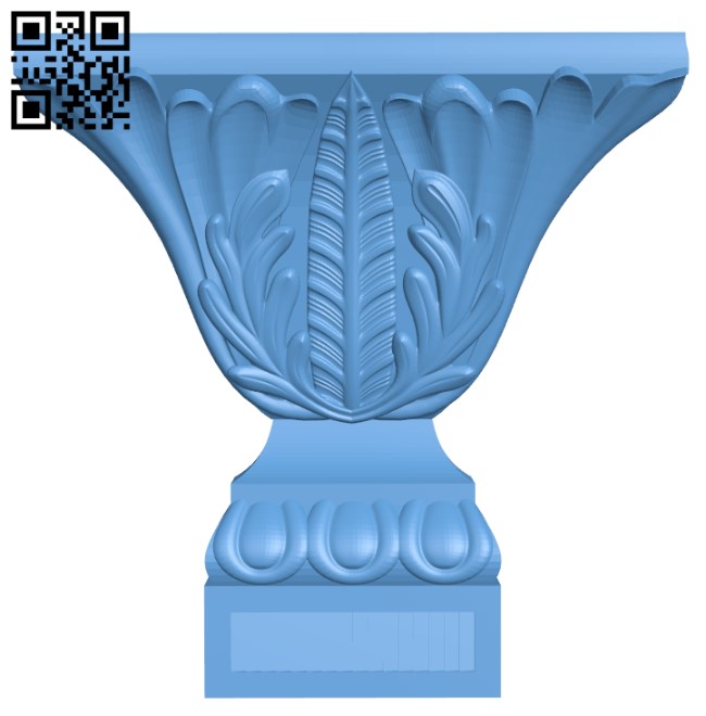 Top of the column T0003235 download free stl files 3d model for CNC wood carving