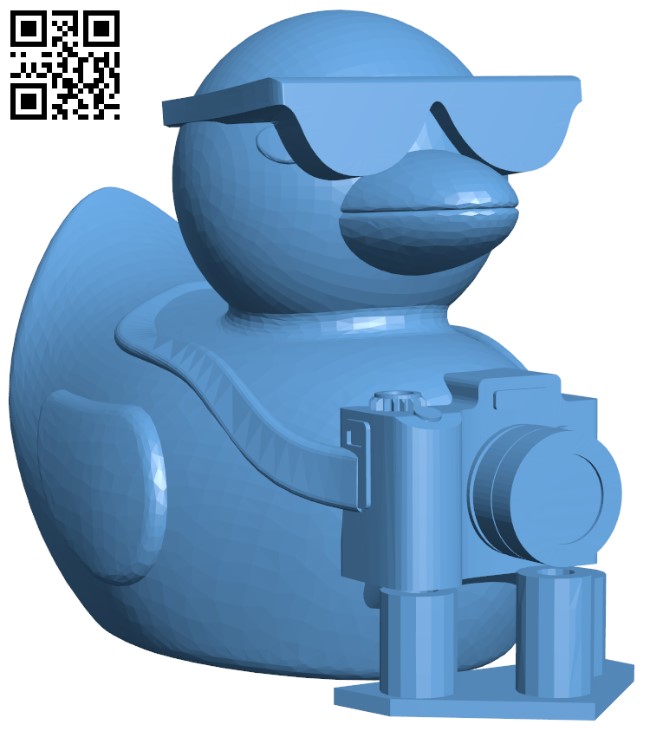 Tourist Duck H010850 file stl free download 3D Model for CNC and 3d printer