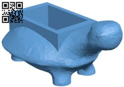 Turtle pot H010812 file stl free download 3D Model for CNC and 3d printer