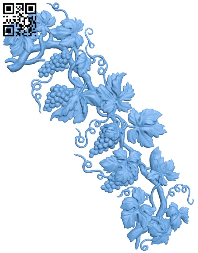 Vine pattern T0003024 download free stl files 3d model for CNC wood carving