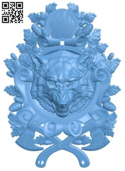 Wolf pattern T0003070 download free stl files 3d model for CNC wood carving