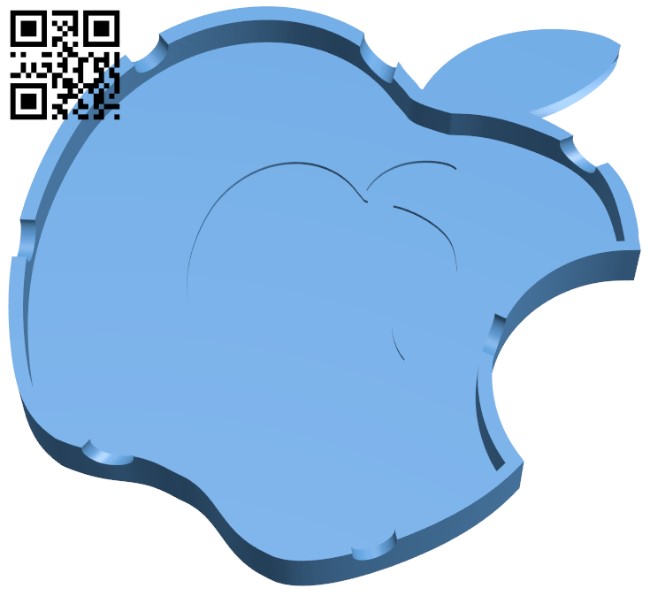 Apple Ashtray H011183 file stl free download 3D Model for CNC and 3d printer