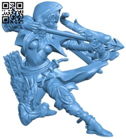 Bandit Archer – Gloomhaven Proxy H011103 file stl free download 3D Model for CNC and 3d printer