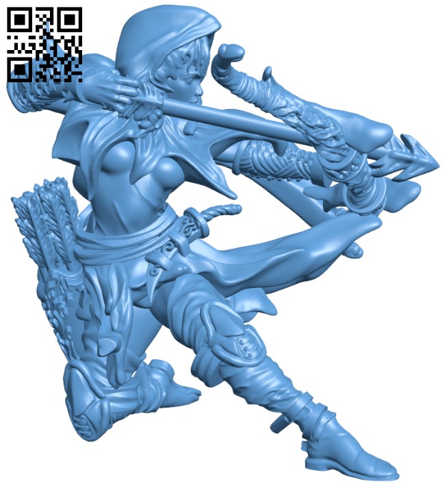 Bandit Archer - Gloomhaven Proxy H011103 file stl free download 3D Model for CNC and 3d printer