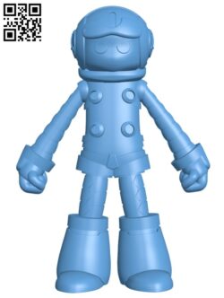 Beck From Mighty No 9 H011002 file stl free download 3D Model for CNC and 3d printer