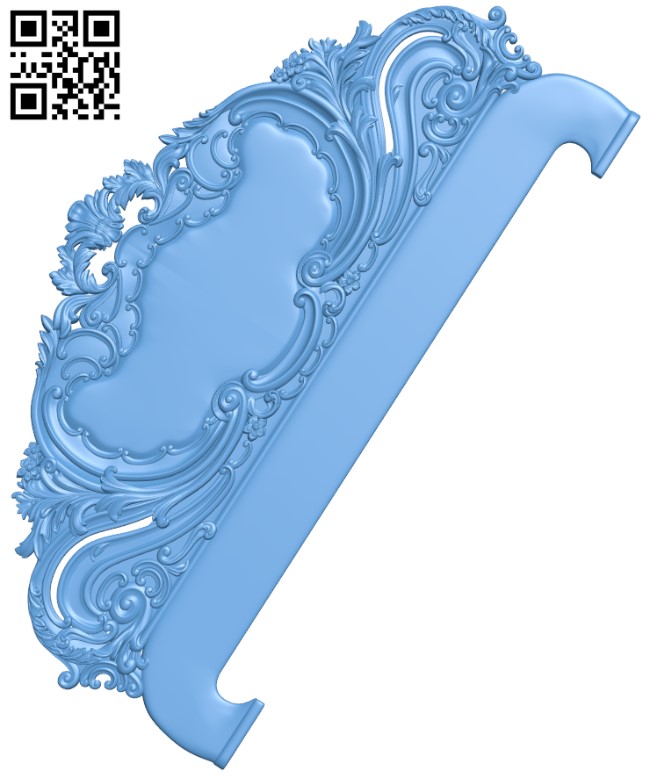 Bed frame pattern T0003401 download free stl files 3d model for CNC wood carving