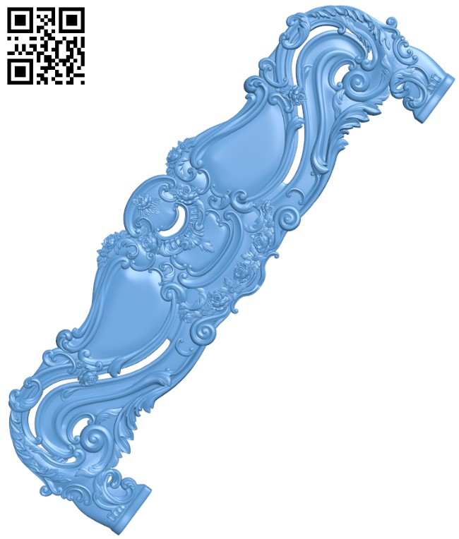 Bed frame pattern T0003402 download free stl files 3d model for CNC wood carving