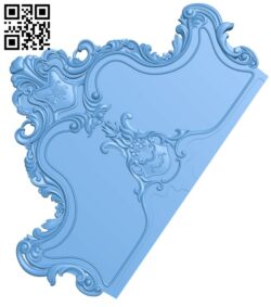 Bed frame pattern T0003404 download free stl files 3d model for CNC wood carving