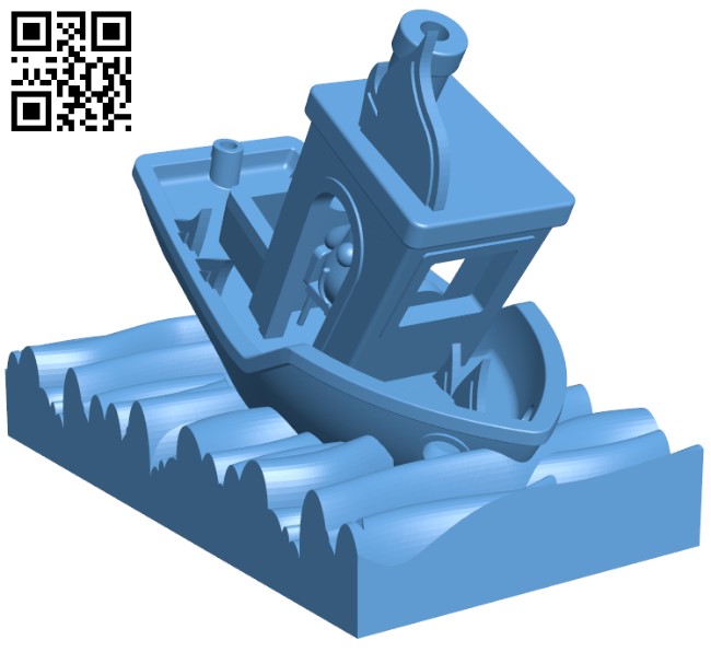 Benchy - Ship H011003 file stl free download 3D Model for CNC and 3d printer