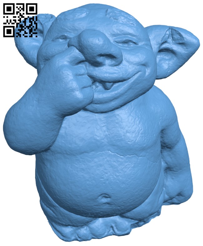 Big belly troll H011201 file stl free download 3D Model for CNC and 3d printer