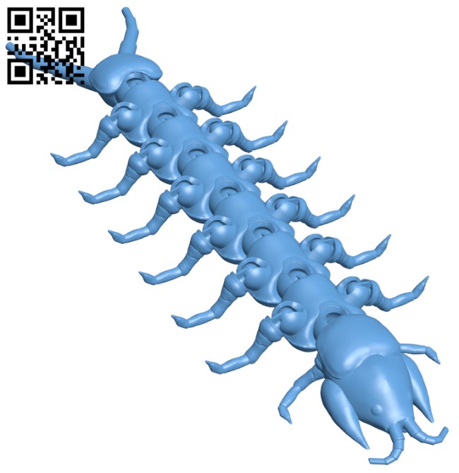Centipede H011147 file stl free download 3D Model for CNC and 3d printer
