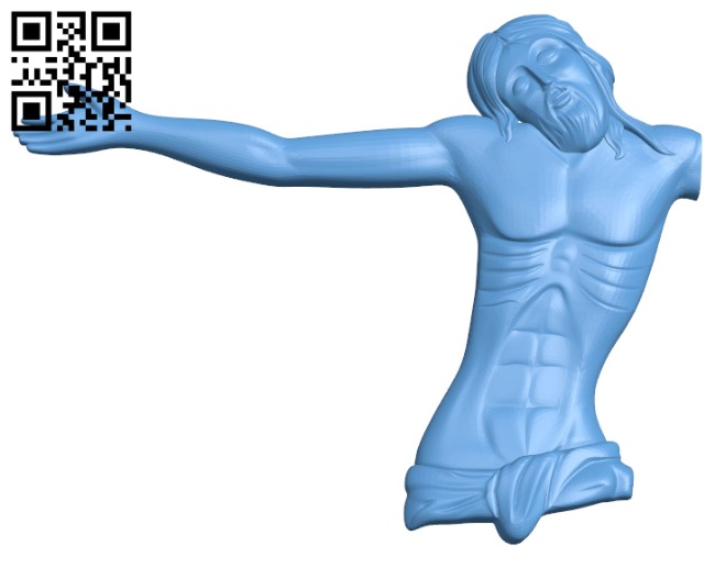 Crucifix fragment T0003324 download free stl files 3d model for CNC wood carving