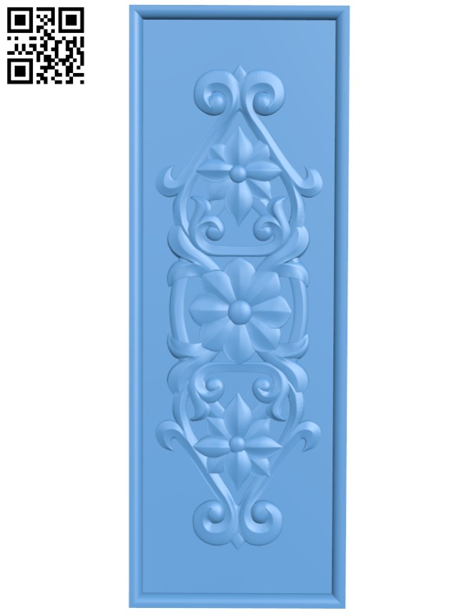 Door frame pattern T0003285 download free stl files 3d model for CNC wood carving