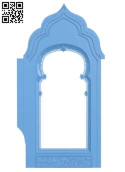 Door frame pattern T0003350 download free stl files 3d model for CNC wood carving