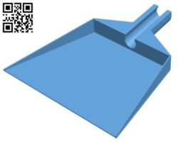 Dust pan for broom handle H011010 file stl free download 3D Model for CNC and 3d printer