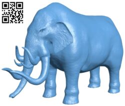Elephant H011083 file stl free download 3D Model for CNC and 3d printer