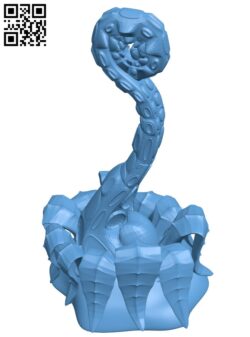 Fern Tentacle H011206 file stl free download 3D Model for CNC and 3d printer
