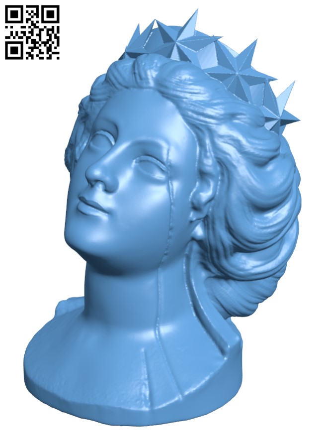 Figurehead possibly from HMS Adventure H011163 file stl free download 3D Model for CNC and 3d printer