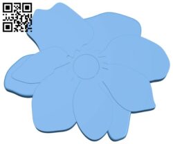 Flower Coaster H011221 file stl free download 3D Model for CNC and 3d printer