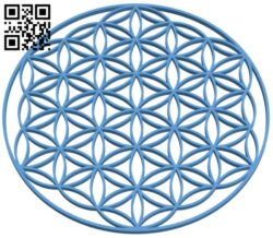 Flower of Life – Coaster H011119 file stl free download 3D Model for CNC and 3d printer