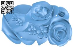 Flower pattern T0003261 download free stl files 3d model for CNC wood carving