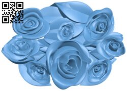 Flower pattern T0003262 download free stl files 3d model for CNC wood carving