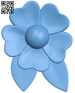 Flower pattern T0003362 download free stl files 3d model for CNC wood carving
