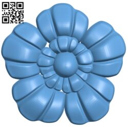 Flower pattern T0003363 download free stl files 3d model for CNC wood carving