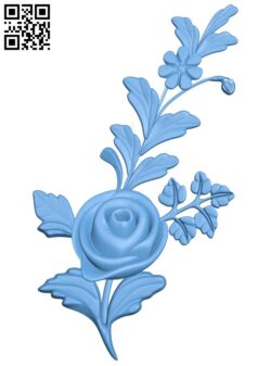 Flower pattern T0003441 download free stl files 3d model for CNC wood carving