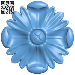 Flower pattern T0003504 download free stl files 3d model for CNC wood carving