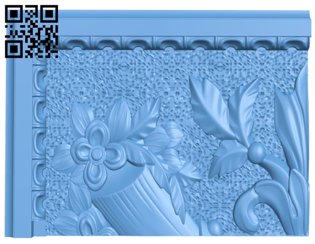Fragment of a painting T0003305 download free stl files 3d model for CNC wood carving