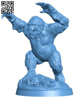 Frostgrave White Gorillas H010962 file stl free download 3D Model for CNC and 3d printer
