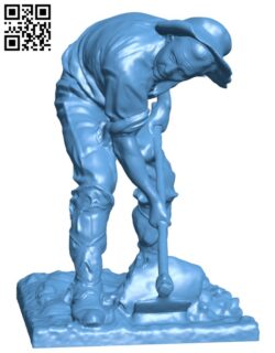 Gardener of The City in Lisbon, Portugal H011152 file stl free download 3D Model for CNC and 3d printer