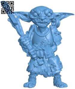 Goblin Commando H011023 file stl free download 3D Model for CNC and 3d printer
