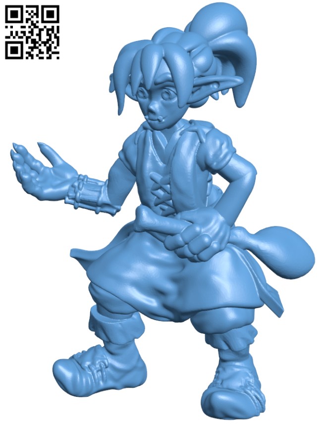 Hazel The Goblin H011026 file stl free download 3D Model for CNC and 3d printer