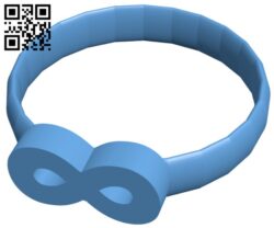 Infinity ring H011193 file stl free download 3D Model for CNC and 3d printer