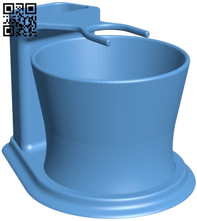 Low profile wet shaving set H011167 file stl free download 3D Model for CNC and 3d printer