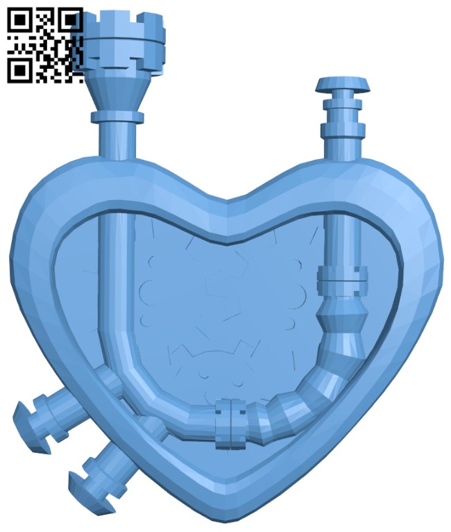 Mechanical heart H011123 file stl free download 3D Model for CNC and 3d printer