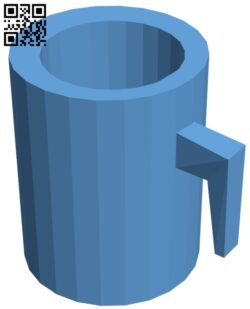 Mug H011128 file stl free download 3D Model for CNC and 3d printer