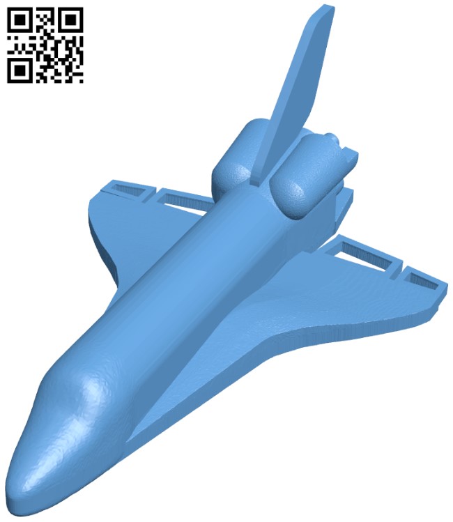 NASA's space shuttle H011129 file stl free download 3D Model for CNC and 3d printer