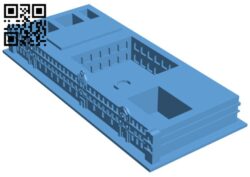 National Palace – Mexico city H011131 file stl free download 3D Model for CNC and 3d printer