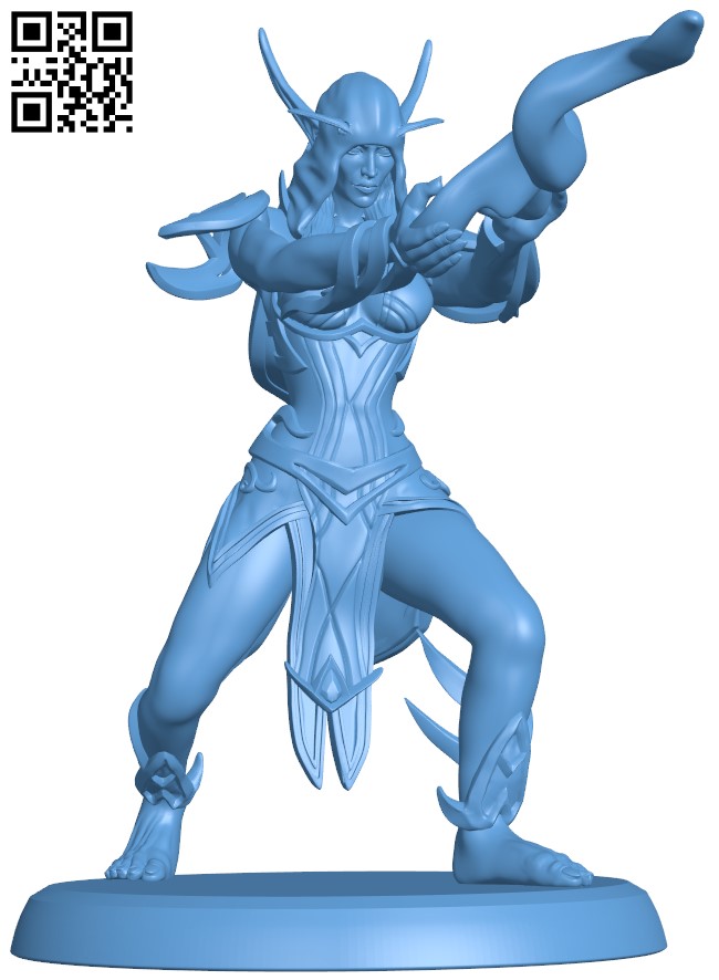 Nightborne Elf First Arcanist Casting H011000 file stl free download 3D Model for CNC and 3d printer