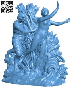 Pan Pursuing Syrinx at The Fine Arts Museum in Brussels, Belgium H011054 file stl free download 3D Model for CNC and 3d printer