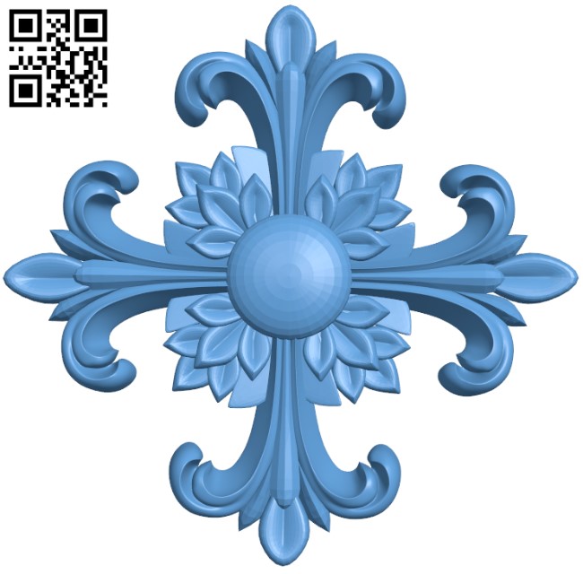 Pattern decor design T0003275 download free stl files 3d model for CNC wood carving