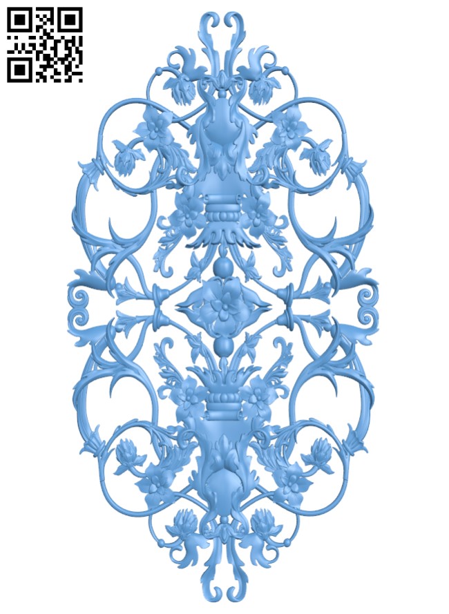 Pattern decor design T0003292 download free stl files 3d model for CNC wood carving