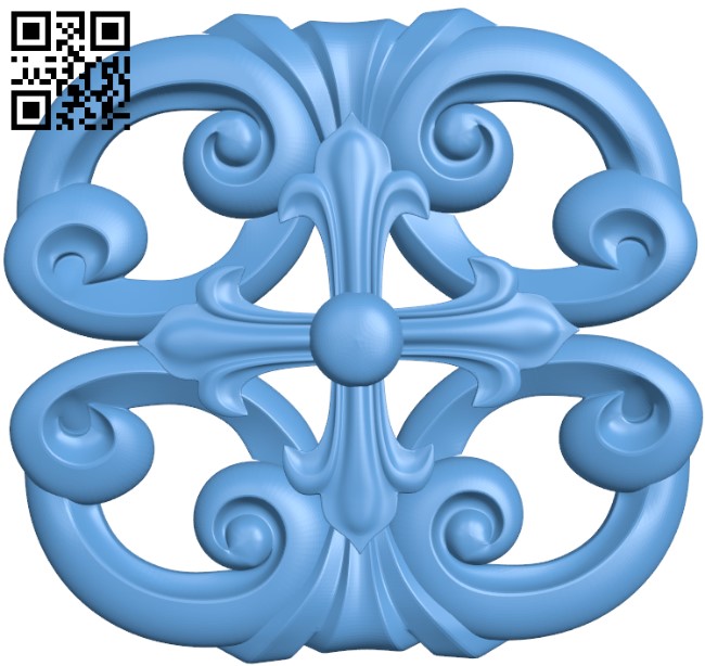 Pattern decor design T0003394 download free stl files 3d model for CNC wood carving