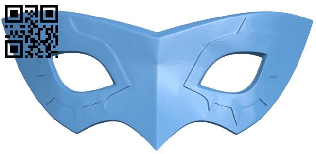 Phantom Thief Mask H010975 file stl free download 3D Model for CNC and 3d printer