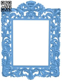 Picture frame or mirror T0003419 download free stl files 3d model for CNC wood carving