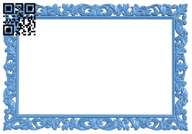 Picture frame or mirror T0003496 download free stl files 3d model for CNC wood carving