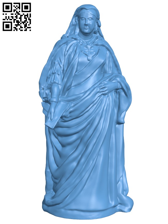 Queen Victoria H011169 file stl free download 3D Model for CNC and 3d printer